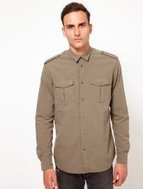Iro Military Style Shirt