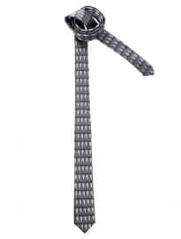 Asos Silver Pattern Tie