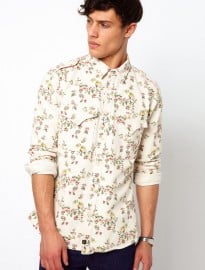 Vivienne Westwood Anglomania For Lee Shirt Miltary Floral Twill