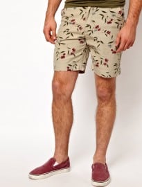 Penfield Chino Short With Floral Print