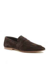 Asos Penny Loafers In Suede