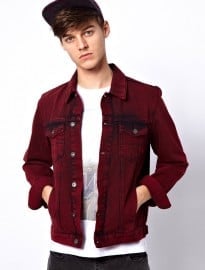 Asos Denim Jacket With Acid Wash