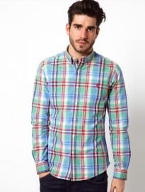 Polo Ralph Lauren Shirt In Slim Fit Madras Check