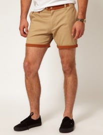 Afends Chino Shorts Sunday Safari Contrast Detail