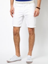 Asos Denim Shorts In Skinny Fit