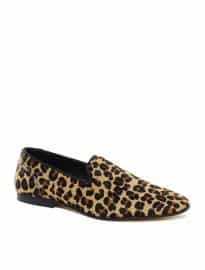 Asos Loafers With Leopard Print