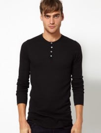 American Apparel Henley Top