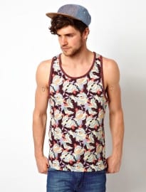 Bellfield Vest With Floral Print