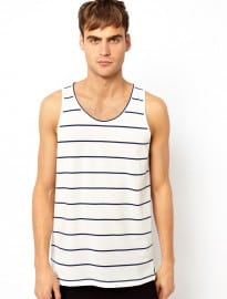 Selected Vest With Stripe