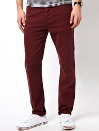 Asos Slim Chino In Heavyweight Twill