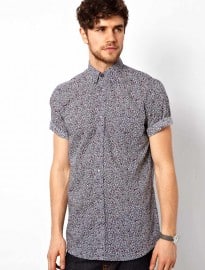 Liberty Print Shirt With Esteban Floral Print