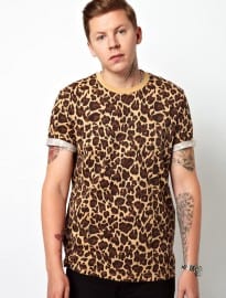 Pro Green X Puma T-shirt Honey B Leopard Print