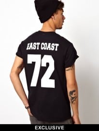 Reclaimed Vintage East Coast Baseball T-shirt