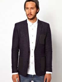 Minimum Blazer With Horizontal Stripe