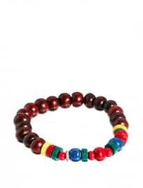 Asos Bracelet With Wooden Beads