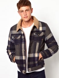Asos Wool Check Jacket