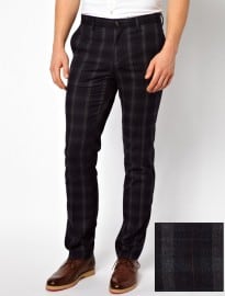 United Colors Of Benetton Check Slim Fit Trouser