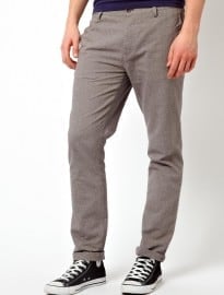 Asos Slim Chino In Brushed Cotton