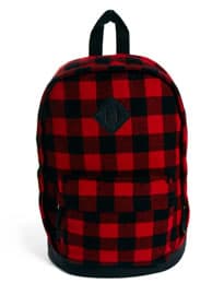 Asos Backpack In Buffalo Check