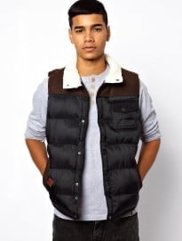 Bellfield Gilet With Woollen Yoke