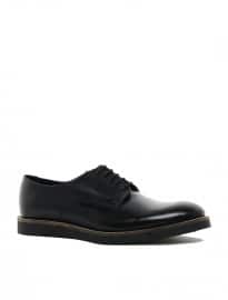 Asos Derby Shoes In Polido Leather
