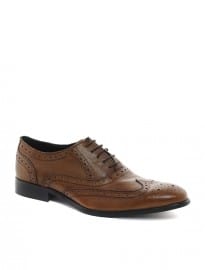 Asos Brogue Shoes In Leather