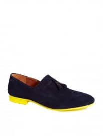 House Of Hounds Suede Tassle Dress Slippers