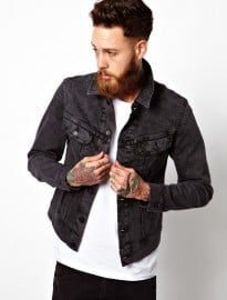 Lee Denim Jacket Slim Rider Moon Wash