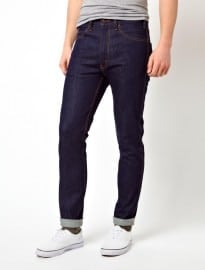 Levis Vintage Jeans 1960 605 Slim Fit Orange Tab Raw Denim