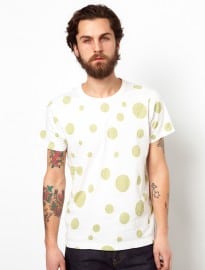 Universal Works T-shirt With Polka Dot Print