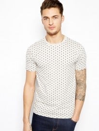 Paul Smith Jeans T-shirt In Polka Dot Regular Fit