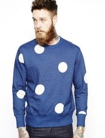 Ymc Sweatshirt With Polka Dot Print