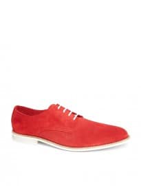 Asos Derby Shoes In Unlined Suede