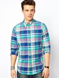 Polo Ralph Lauren Shirt In Madras Check Slim Fit