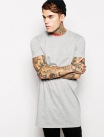 Asos Extra Long T-shirt With Relaxed Skater Fit