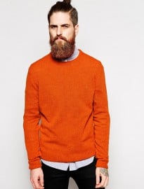Farah Vintage Jumper In Lambswool Exclusive