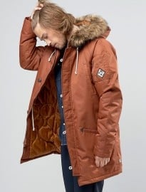 Vans Joel Tudor Hetch Mte Parka In Tan Va2wgk161