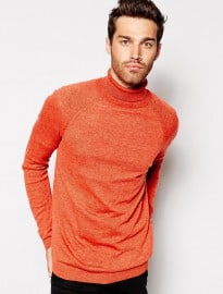 Asos Roll Neck Jumper In Cashmere Blend