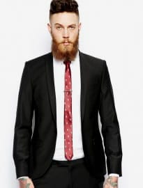 Noose & Monkey Skinny Suit Jacket With Shawl Collar