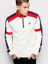Fila Vintage Retro Over Head Track Jacket