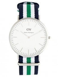 Daniel Wellington Nottingham Gold Canvas Strap Watch