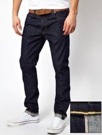 Levis Vintage Jeans 1966 501 Selvedge Customised Slim Tapered New Rinse