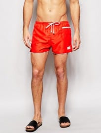 Oiler & Boiler Red East Hampton Swim Shorts
