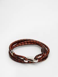 Paul Smith Leather Wraparound Bracelet
