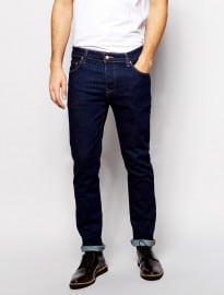 Asos Stretch Slim Jeans In Indigo