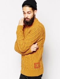 Barbour Jumper With Cable Knit