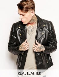 Asos Leather Biker Jacket