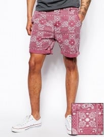 Asos Chino Shorts With Print