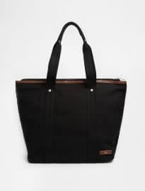 Fred Perry Canvas Tote Bag With Zip Top