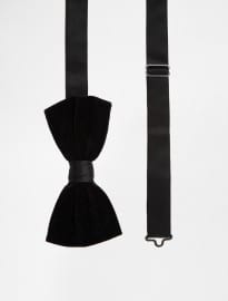 Noose & Monkey Bow Tie In Velvet